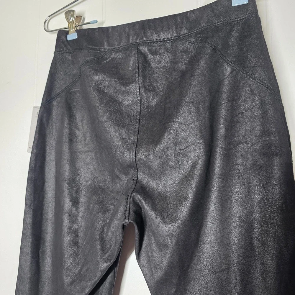 Free People Phoenix Faux Leather Moto Leggings Black XS NWT OB1015172